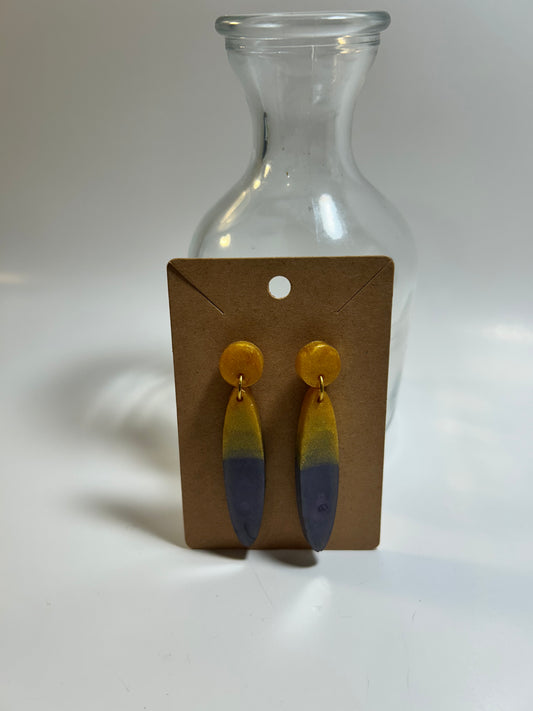 Oval Teardrop Earring