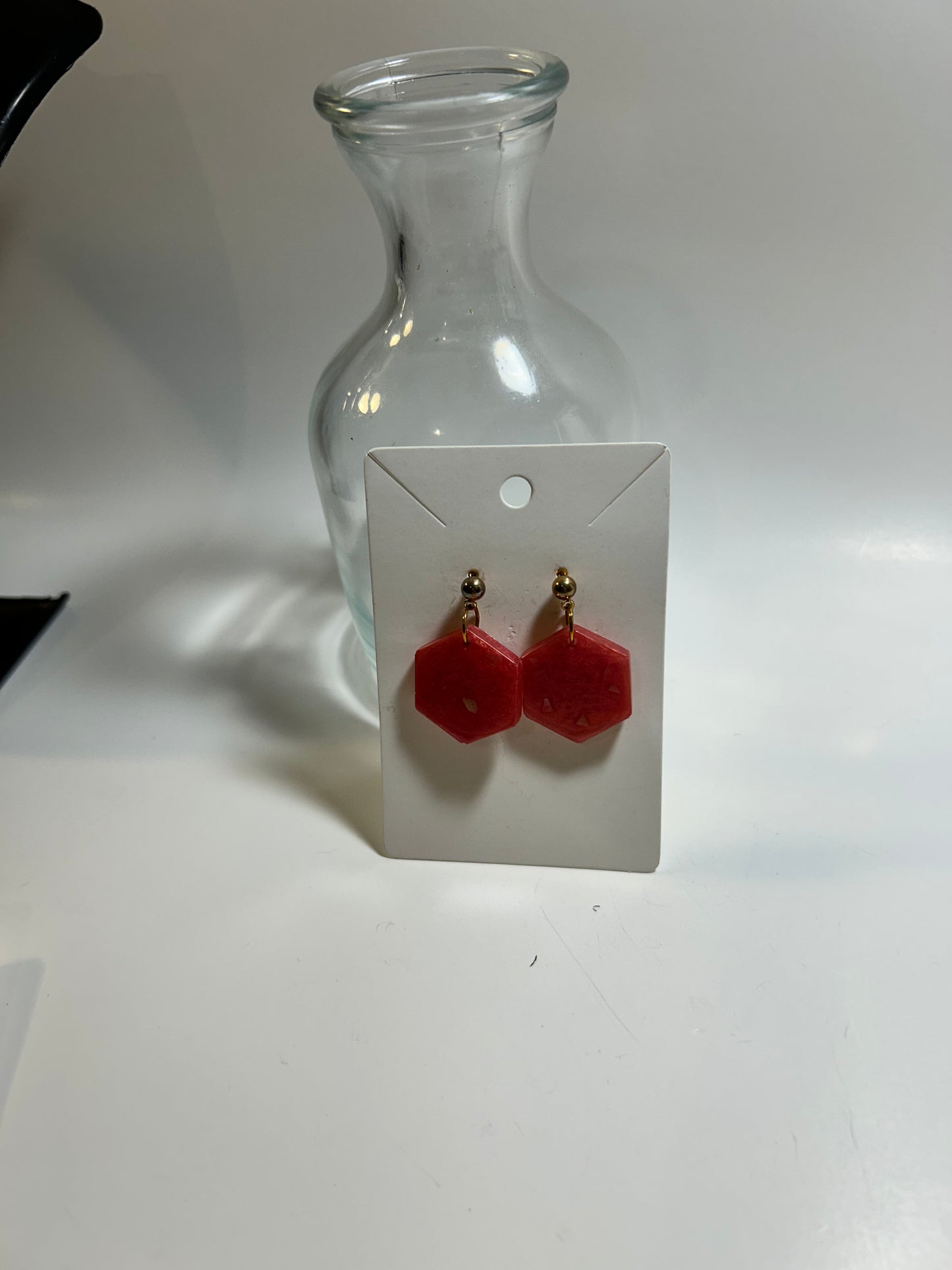 Small Hexagon Earring