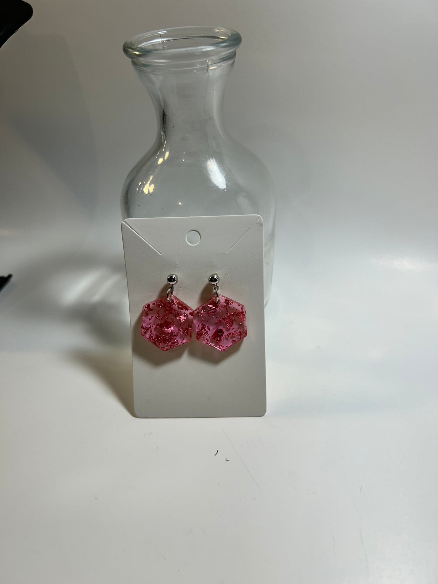 Small Hexagon Earring