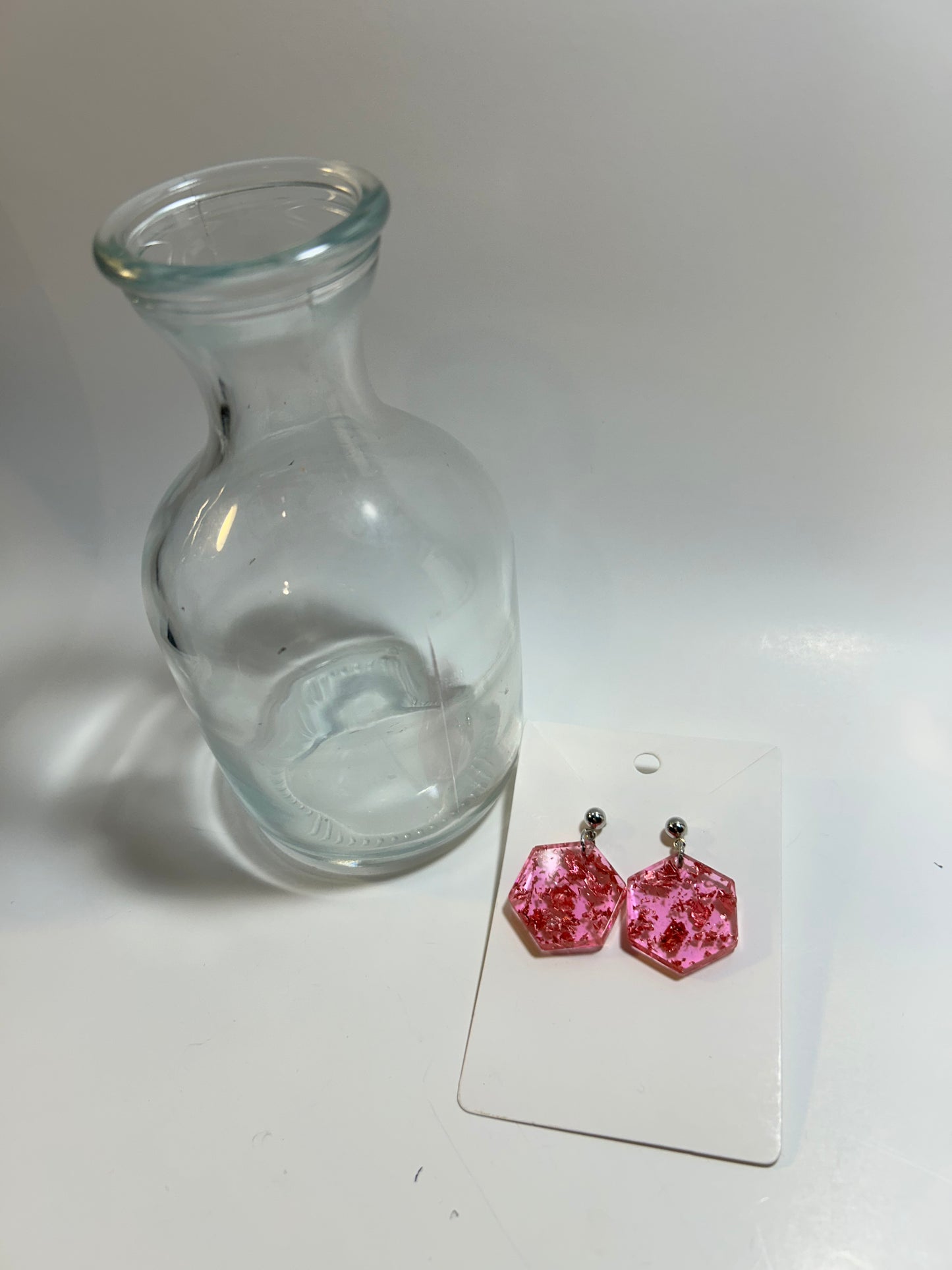 Small Hexagon Earring